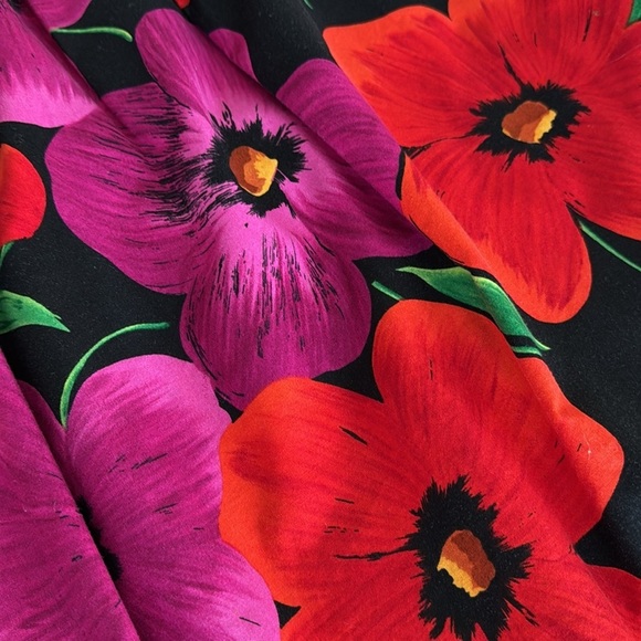 Krist Gudnason California Vintage Floral Kaftan House Dress 1970 Mumu Size Small - Picture 3 of 8